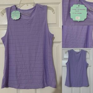 Zyia Active Lavender Luxe Muscle Tank Top